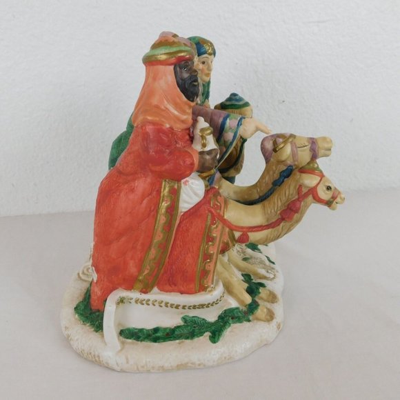 Giny Inc We Three Kings Nativity Figures Vtg 1992 Scenes of Devotion Frost FLAW - Picture 4 of 12